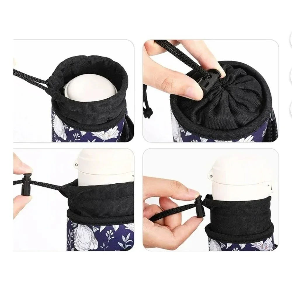Nuovoware Water Bottle Carrier‎ Bags Set of 3 25oz/32oz Pouch Holder Travel Bags